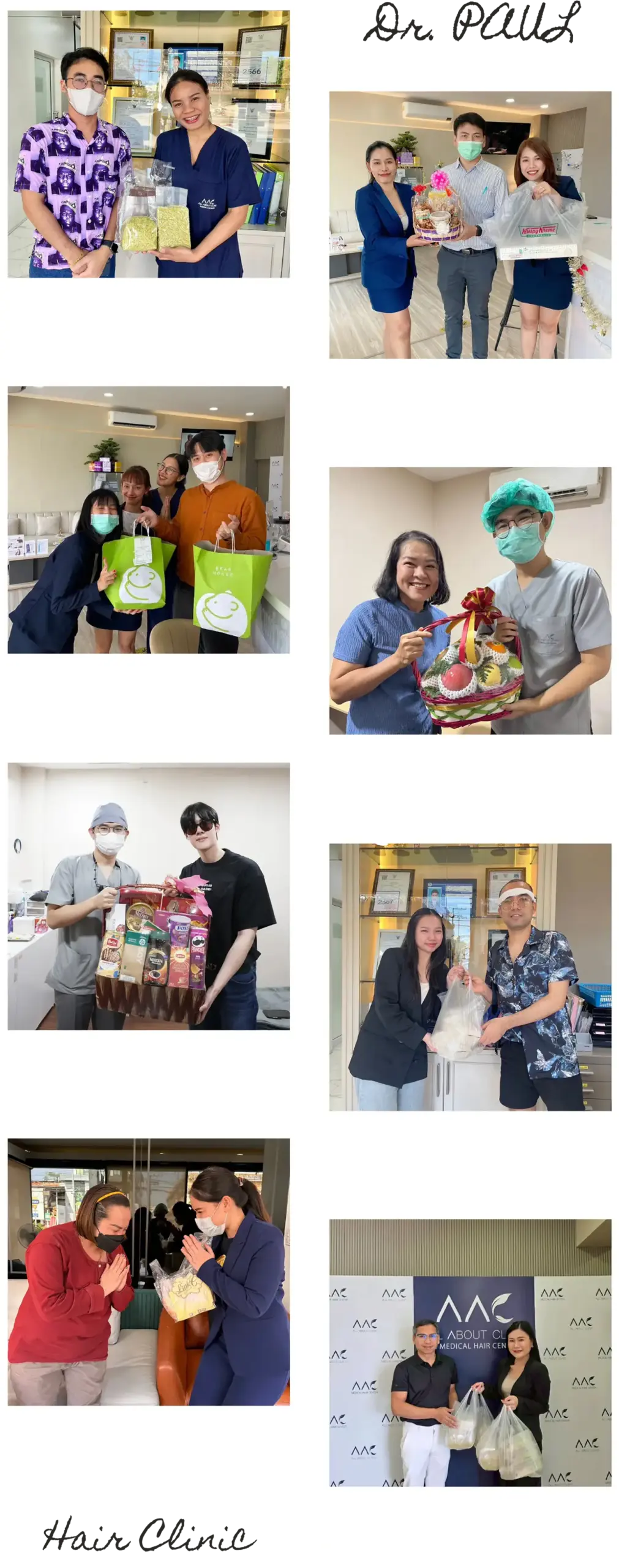 Happiness at Dr. PAUL Hair Clinic by AAC